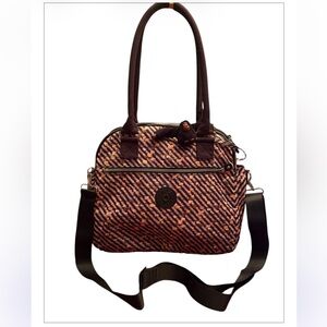 Kipling Cadie Satchel Style Crossbody Multi Pocket Shoulder Bag